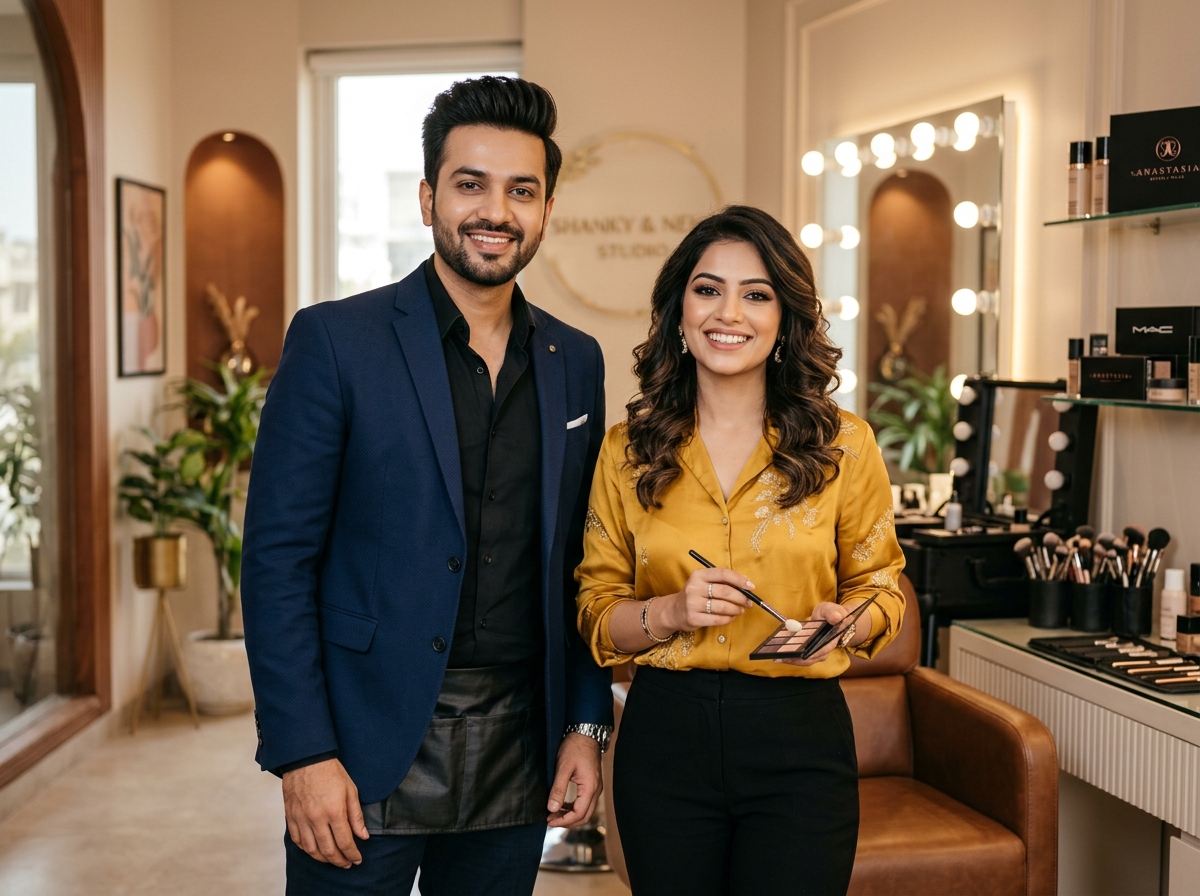 Shanky Dhingra and Neha Studio Owners